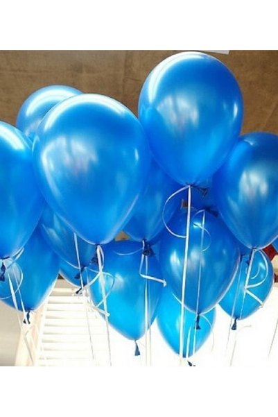EXİZ TİCARET Metallic Pearlescent Flying Balloon 20 Pieces