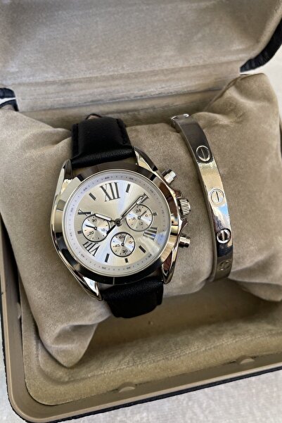 Leerybee Unique Elegance!Most Favorite Leather Wristwatch With Bracelet For W...