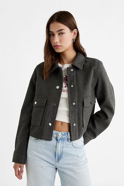 Stradivarius Soft Short Jacket