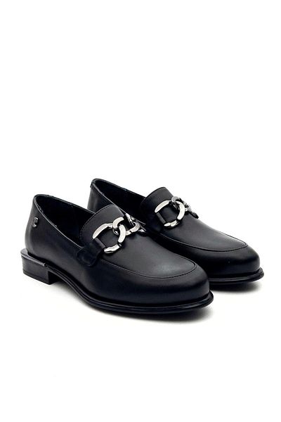Venüs 2050127 K Genuine Leather Women's Loaver - Buckle Shoes