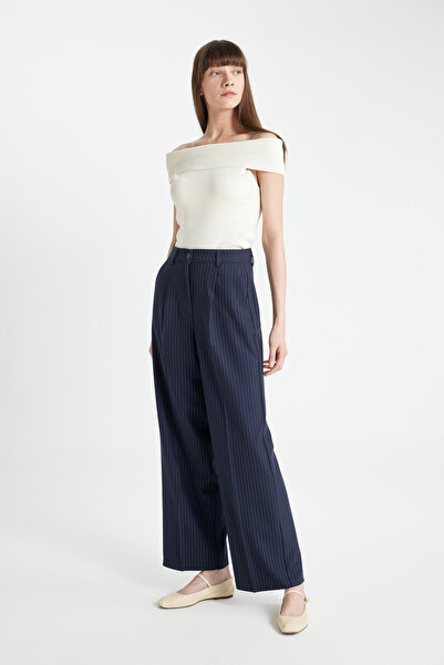 DeFacto Magas derekú zsebes széles szárú hosszú nadrág