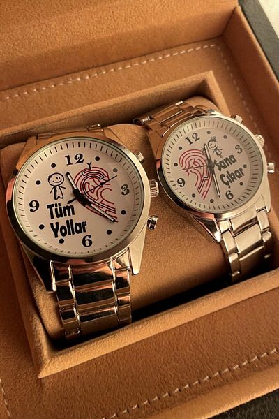 Leerybee All Roads Lead to You Lover's Watches Couple Combination