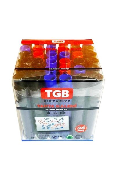 Bitmeyen Kartuş Tahta Kelemi Tüpü , Kartuşu Tgb 36'lı Karışık Renk