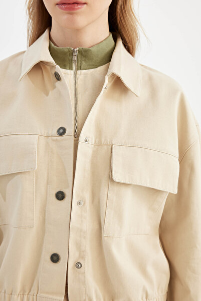 DeFacto Gabardine hosszú ujjú - inggalléros túlméretes ing