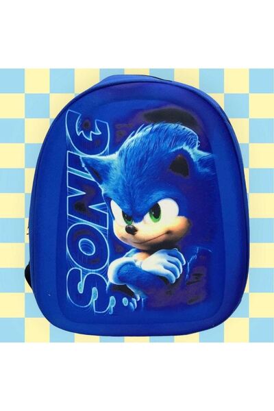 Tezzgelsin Copii 2-6 ani Grădiniță Creșă Sonic the Hedgehog Personaj Rucsac ghiozdan imprimat 5d