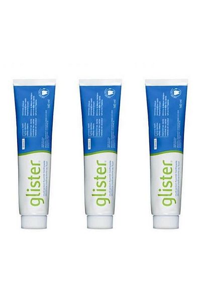 Amway Glister Fluoride Toothpaste 150 ml 3 Pieces (Product in Green Line Image)