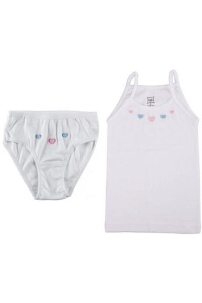 Tutku Tricou pentru fete din 5 piese cu bretele și set de slip din 5 piese imprimate
