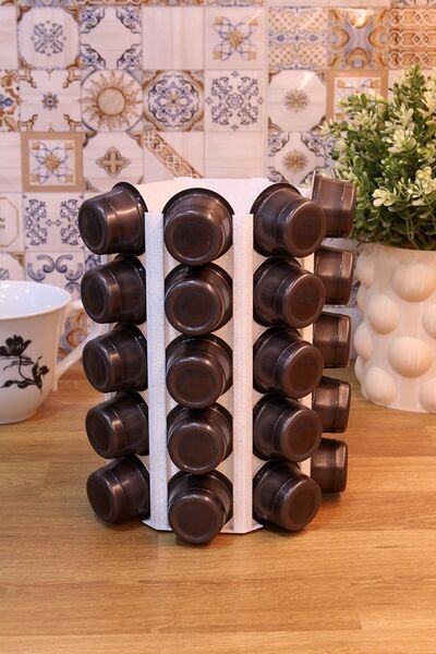 Maflen Tchibo Cafissimo Kapsül Kahve Uyumlu Tutucu Dekoratif Çok Amaçlı Stand...