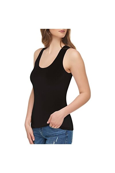 Alıç Tutku Elit Жіночий модальний чорний майка з широкими бретелями