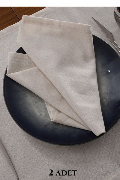 KAMİZ مفرش قطن كتان مقاس 35x45 سم