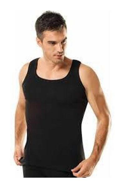 Tutku Ανδρικό Μαύρο Πακέτο 6 Rib Classic Athlete