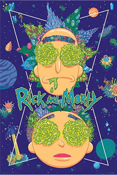 GRUPO ERIK RICK AND MORTY HIGH IN THE SKY MAXI POSTER (İTHAL)