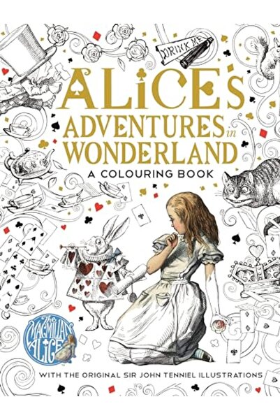 Macmillan Distribution كتاب تلوين أليس من ماكميلان