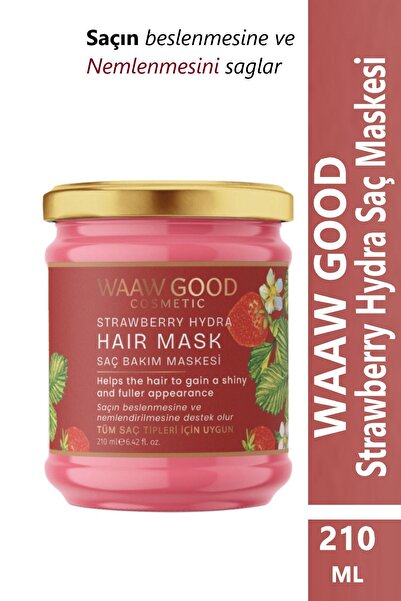 WAAW GOOD Strawberry Hydra Saç Bakım Maskesi 210 Ml