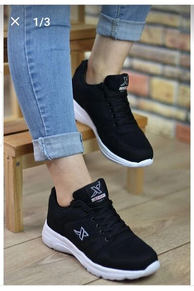 XStep حذاء رياضي أسود للجنسين (نساء-رجال)