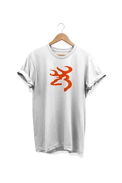 WİDİ Jelen Štampano Beli T-shirt