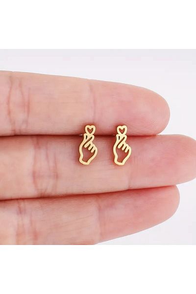 Petek Collection Stainless Steel Minimalist Casual Earrings-Mother's Day, Mother's Day Gift