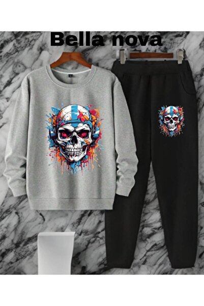 bellanova - Σετ φούτερ με κουκούλα με κουκούλα με 3 κλωστές