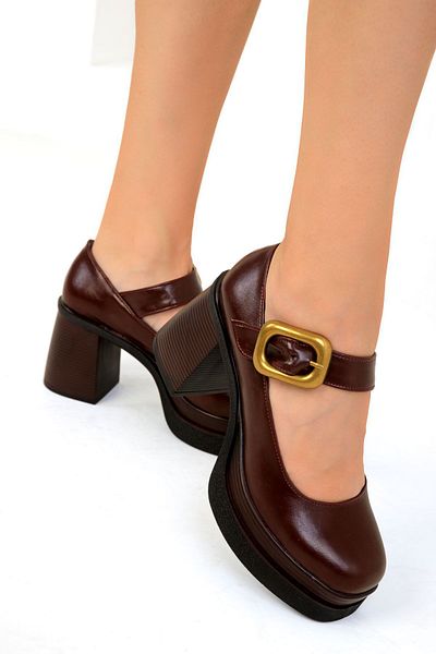 SOHO Casual Women's Shoes 19542 - Claret Red