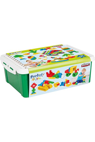 PİLSAN Rocket Bloklar 224 Parça 03 599 (8 LİTRE SAKLAMA KABINDA)