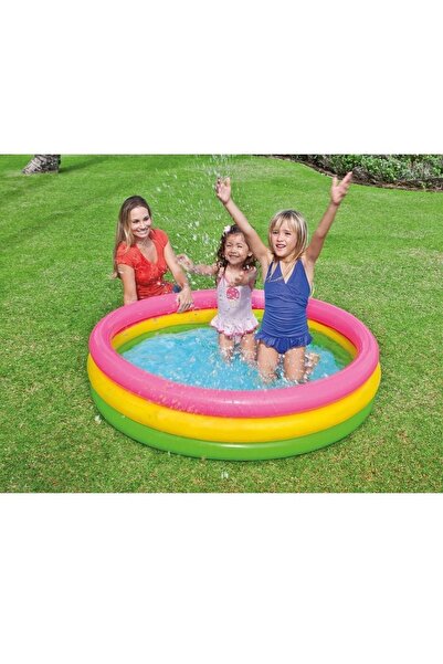 VARDEM OYUNCAK Ih57422 حمام سباحة غروب الشمس 3 عقدة 147x33 سم - إنتيكس