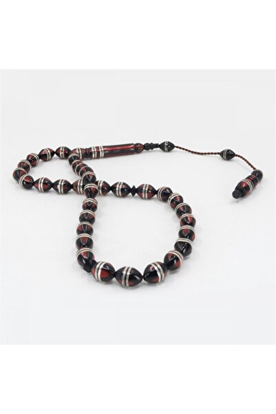 Tesbih Kardeşliği Erkek Kahverengi Beyzi Model İşlemeli Osmanlı Sistemli Kuka...