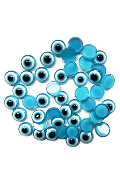 ELGALA حبة عين الشر الصغيرة 100 قطعة لون أزرق