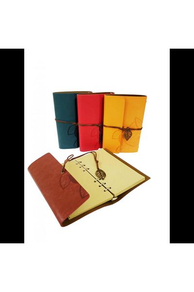 ezl Leaf Patterned Commemorative Book Decorative Gift