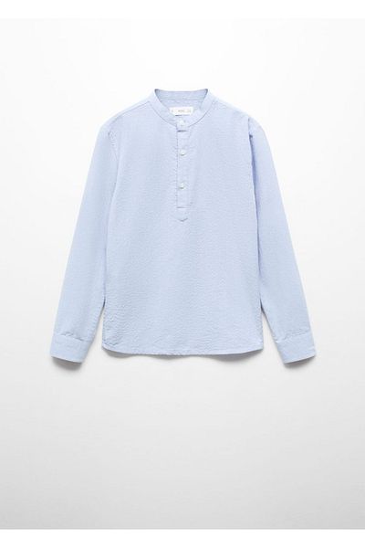 MANGO Kids Tricou Albastru Pentru Copii