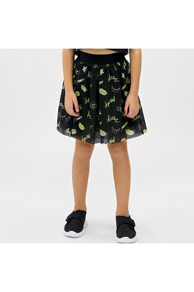 Panço T-Shirt mit Neon-Print für Mädchen