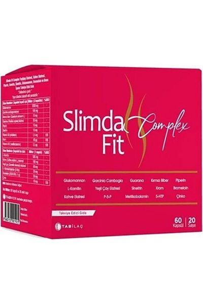 Tab Slimda Fit Complex 60 Capsules 20 Sache8680133001925