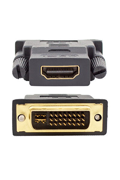 Powermaster Hdmı Dişi - Dvı Erkek 24 5 Pin Gold Çevirici Jack