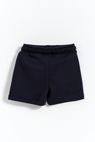 Kyron %100 Pamuk Cep Detaylı Erkek Çocuk Şort - Lacivert