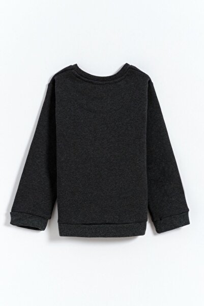 Kyron Φούτερ 100% Cotton Basic Boy - Καπνιστή