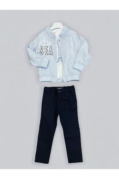 Cantoy Boy's Suit - T-shirt, Jacket, Pants
