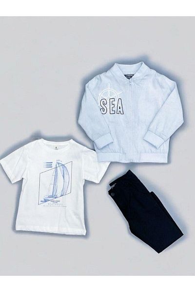 Cantoy Boy's Suit - T-shirt, Jacket, Pants