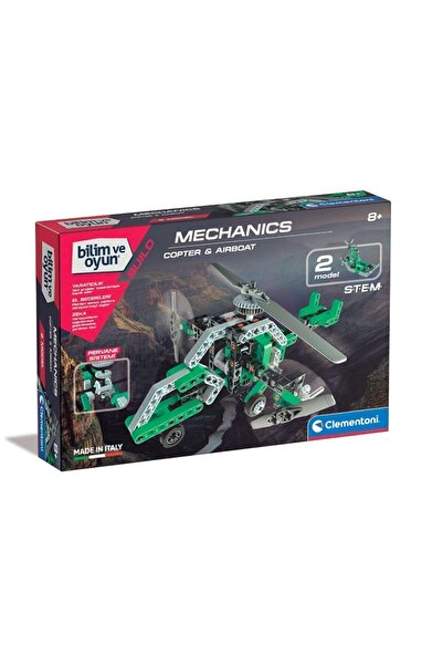 CLEMENTONI Bilim ve Oyun Mekanik Laboratuvarı Copter & Airboat