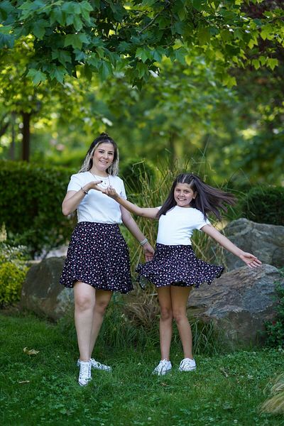 EYLÜL ELİF BUTİK Eylül Elif Boutique - Fusta scurtă pentru mamă și fiică (preț unic)