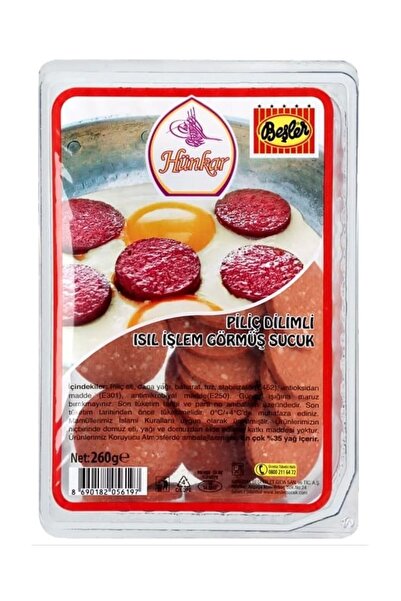 Beşler Besler 220gr Hunkar Dılımlı Sucuk