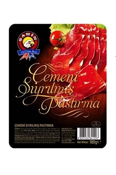 Şahin 90 gr Çemensz Pastırma