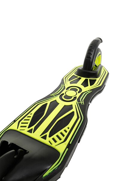 Cool Wheels 100 Kg 12 Yaş Ve Üzeri Katlanabilir Neon Scooter 2 Siyah Katlanabilir