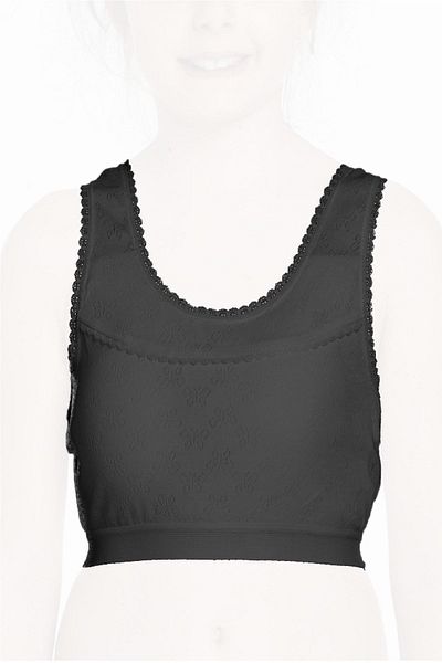 FSM1453 Lycra Cotton Undershirt for Girl - Half White, Rope Strap, Sports Player - 7017