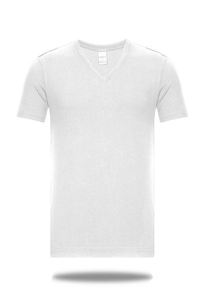 FSM1453 Tricou cu mânecă scurtă din bumbac pentru băiat, cu decolteu în V, 6 bucăți -209