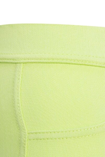 FSM1453 Girl's Cotton Normal Waist Jean Trousers Lycra Colored Lycra Leggings -354