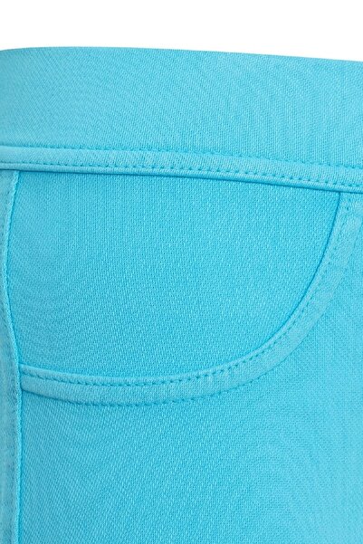 FSM1453 Girl's Cotton Normal Waist Jean Trousers Lycra Colored Lycra Leggings -354