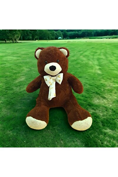 Mellito Toyzz 70 Cm Koyu Kahve Pelus Ayı Oturan Ayıcık Uyku Arkadaşı Ve Hediye