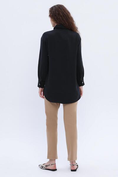 ALLDAY 24ds51263al0 Gizli Patlı Metal Düğmeli Gömlek Kadın Tunik