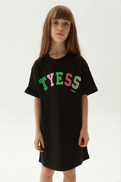 Tyess Rochie neagră pentru fete BG Store