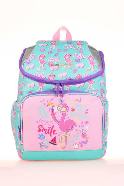 KAUKKO Flamingo School Bag for Kids - L5160