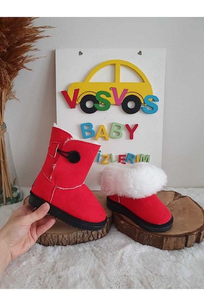 VOSVOSBABYSTORE Red Boots Order At Least 1 Size Larger